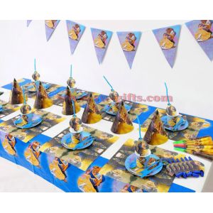 China Beauty and the Beast Kids Birthday Party Decoration Set Party Supplies Baby Birthday Party Pack event party supplies on sale
