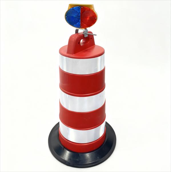 Buy ROADSAFE Heavy Duty 90cm Plastic Traffic Drum with Enhanced Safety for Roadway Use at wholesale prices