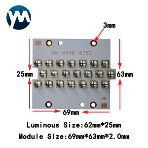 3D Printing 210W UV Light Module 365nm 385nm 395nm 405nm Curing For Offset
