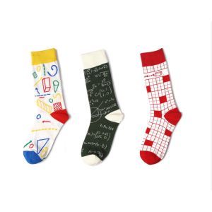 Creative Breathable Fashion Colourful Long Striped Ankle Socks