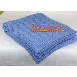 Colourful Knitted Blanket Wholesale China Factory Blanket Spain