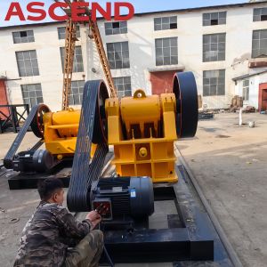 Electric Limestone Gravel Crushing Concrete Granite Jaw Crusher Machine With