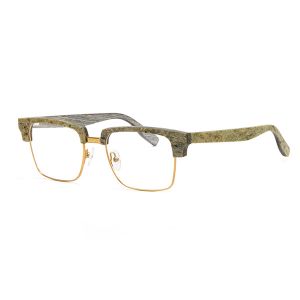 CR39 Lens Green Grey Stone Frame Sunglasses Spring Hinge 52-19-145 OEM