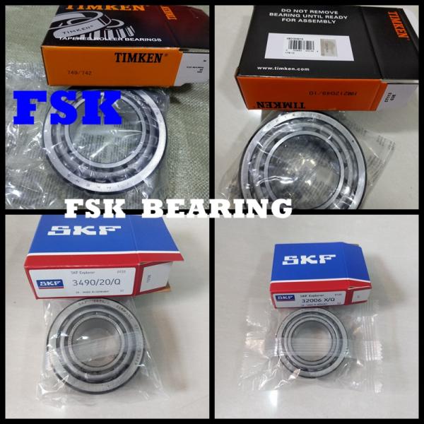 Chrome Steel / Stainless Steel Tapered Roller Bearings P5 30203 , 32217 , 32011