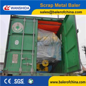 WANSHIDA Scrap Steel HMS Baling Press Compactor Baler Export to USA