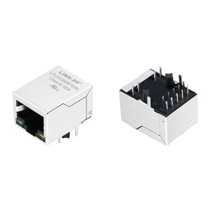 China LPJG0806FBNL 1x1 RJ45 Connector With Magnetics Equivalent To HR915330A on sale