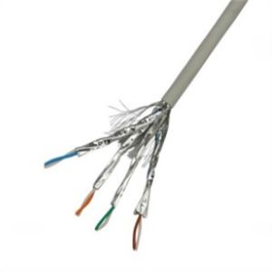 Unshielded Lan Network Cable , High Speed Ethernet Cable Cat65e CCA Conductor