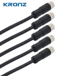KRONZ M8 Circular Connector with Ambient Temperature -25~+85℃ Mating Endurance
