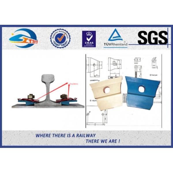 PA66 Rail Nylon Insulator Plastic and Rubber Part for Railway Fastening System