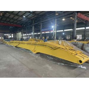 CAT349 22m Q355B Excavator Pile Driving Arm Size Arm Opening Angle About 160 °