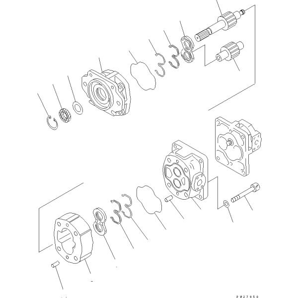 705-52-31150 7055231150 For Komatsu HM400-1 HM400-1L DUMP TRUCKS Hydraulic Main Pump Gear pumps LOADER PUMP SWITCH PUMP Piston Pump PUMP ASSY