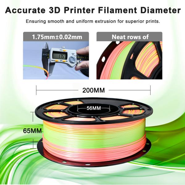 iBOSS 100% Without Bubble Silk Peach High Strength 1.75mm PLA+ 3d Prinitng Filament