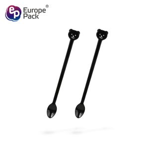 High quality mini eco-friendly 128mm disposable coffee stirring spoon