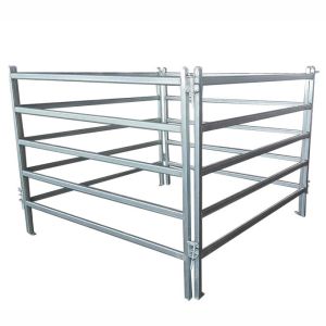 Height 1.6m Galvanized Cattle Livestock Panels Easy Assembly Farm Metal Fence
