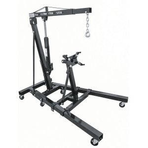 Vehicle Repair Hydraulic Foldable 2Ton Engine Hoist And Stand