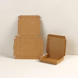 Eco Friendly Kraft Jewelry Gift Box Set with Velvet Lining