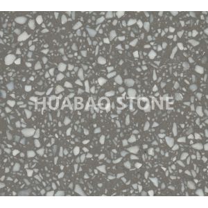 Modern Terrazzo Stone Tiles Stocked Beautiful Patterns High Abrasion Resistance