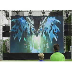 P4 Clear Images Advertising Led Screens Hanging Led Video Lightweight 1/8 scan
