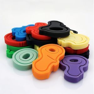 Customized Tensile Strength Black Rubber Moulding Parts with Customized Shape