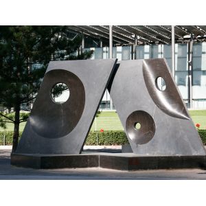 Marble Landscape sculptures in park