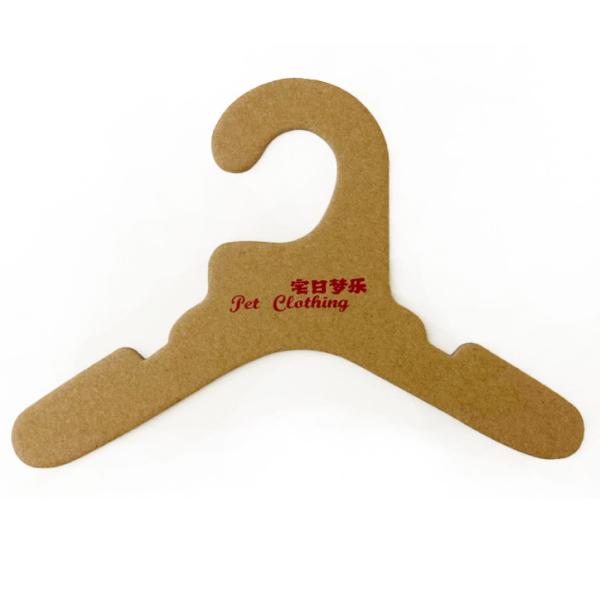 Buy Customized Cardboard Pets Clothes Hanger | Custom Clothes Hangers 180*130*2mm at wholesale prices