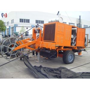 Hydraulic Traction Overhead Line Stringing Equipment Force Speed Stepless