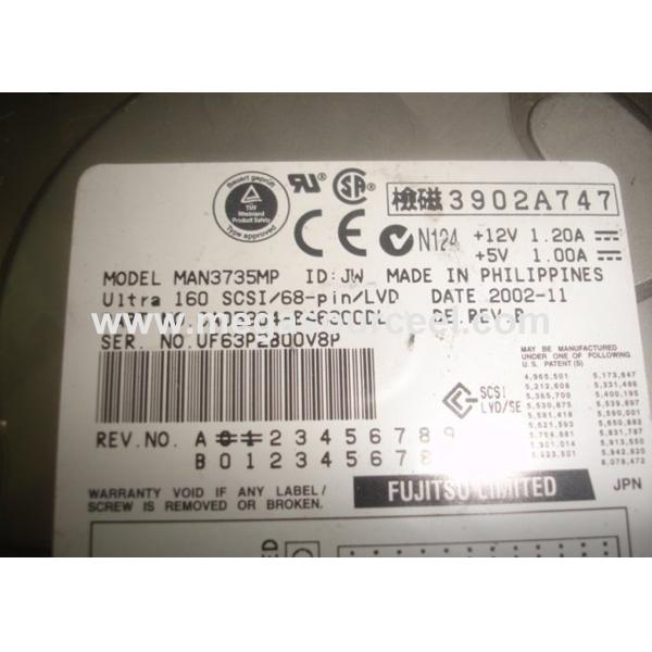 3.5 inch FUJITSU MAN3735MP 73 GB 10K RPM U160 SCSI Hard Disk 68 Pin