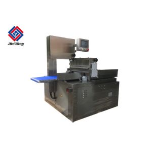SUS 304 3 Phase Industrial Meat Bone Saw Machine With Conveyor Belt