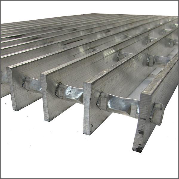 Buy 6063 T6 Industrial Platform CE Passed Aluminum Bar Grating at wholesale prices