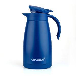 1000ml 1500ml Stainless Steel Vacuum Insulated Coffee Pot With Handle