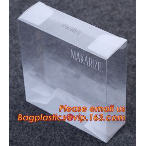 transparent plastic box, High quality custom design logo printing clear plastic