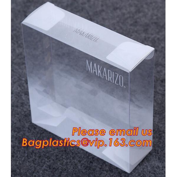 transparent plastic box, High quality custom design logo printing clear plastic