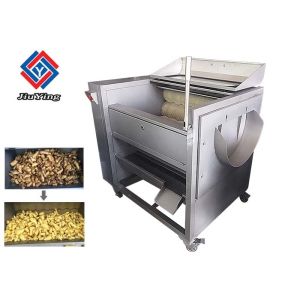 Rhizome Fruit And Vegetable Peeler Machine Carrot Potato Washing 300KG/H Output