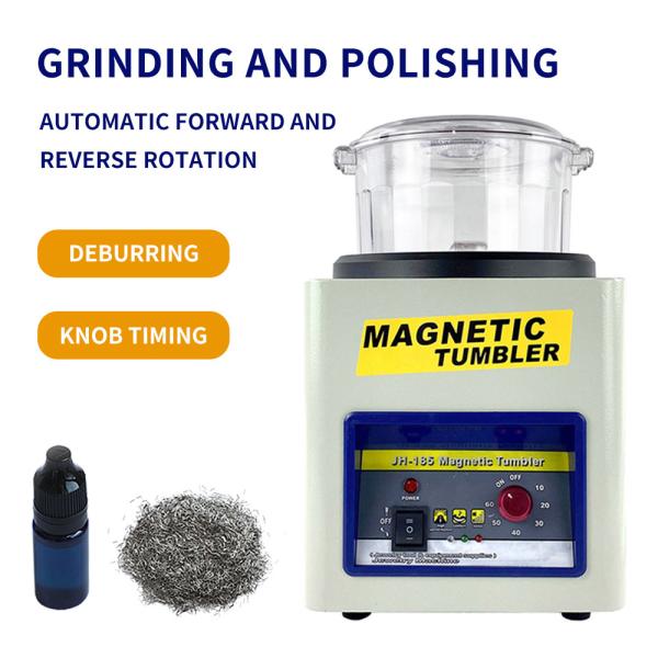 Buy JH185 600g Jewelry Tool Polishing Machine Magnetic Tumbler Polisher Jewellery at wholesale prices