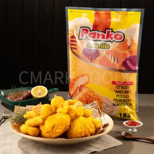 Quality Yellow Panko Breadcrumbs Dried Bread Crumbs 1kg Per Bag for sale