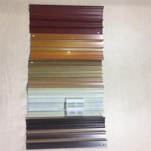 Buy Customized Wood Grain Aluminum Extrusion Smooth  Floor Skirting Board at wholesale prices
