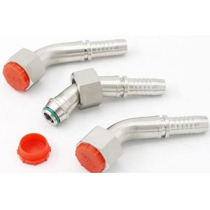 3/8 inch to 2 inch Female Carbon Steel Banjo Hydraulic Metric Fitting with