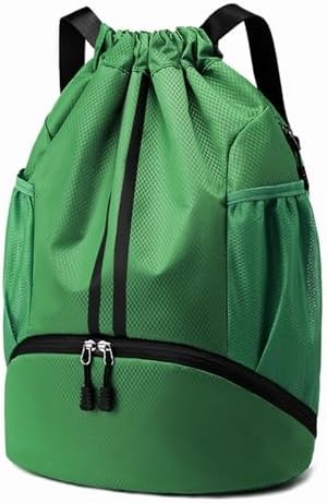 Buy HOEDIA SPORTS DRAWSTRING BACKPACK - STRING SWIM GYM BAG WITH SHOES COMPARTMENT AND WET PROOF POCKET FOR WOMEN&MEN at wholesale prices