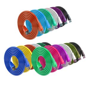 Cat5e Ethernet Cable 24AWG Copper UTP/STP RJ45 Male-Male