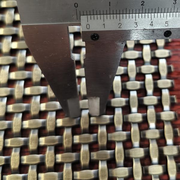 304 316 Stainless Steel Architectural Woven Mesh For Decoration Building Facades Ceiling