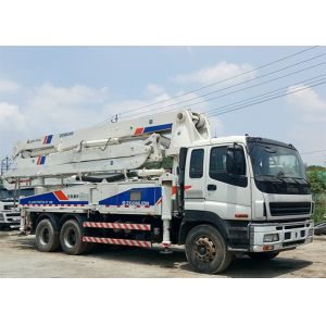 China 37m 265KW Boom Pressure Concrete Pump Truck Mounted ISUZU CYZ51Q on sale