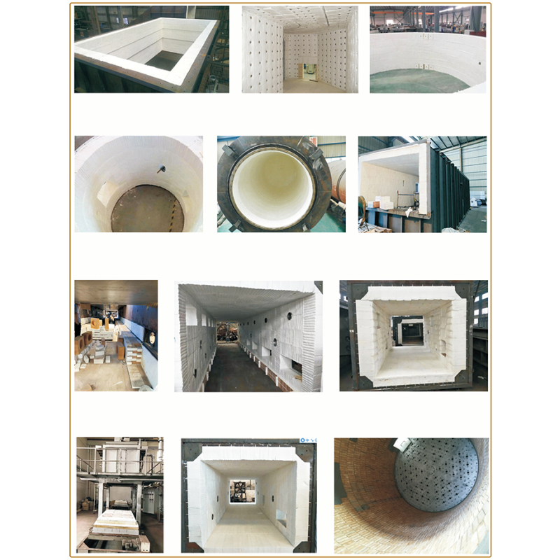 Compressed Blanket Ceramic Fiber Module Low Heat Storage Energy Saving