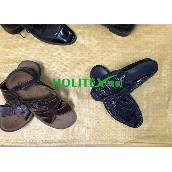 Mixed Type Used Mens Sandals / Second Hand Used Shoes For East Africa