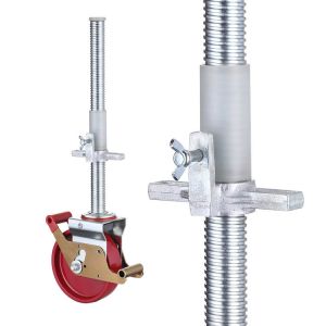 1000kg Loading 200mm Scaffolding Casters Wheels Rust Resistant Heavy Duty