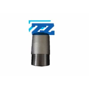 Quality Half Nipple Threaded Pipe Fittings 2 &quot; Sch 80 BSPP TOE ASTM A105N BS3799 for sale