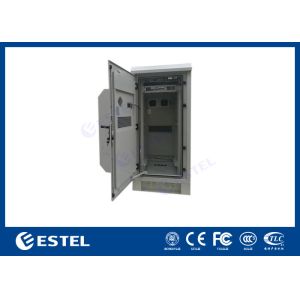 Heat Exchanger Dual Cooling Outdoor Telecom Cabinet 33U IP55