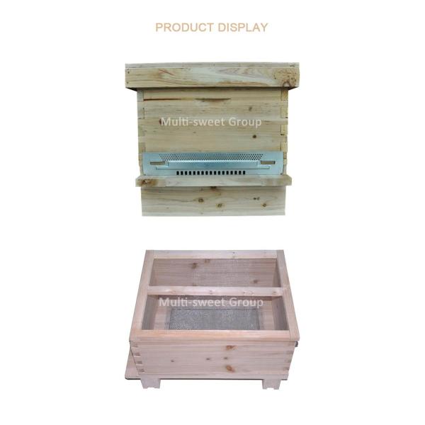 2 Layers Thick 22mm Pine Wood Beehive With Metal Roof