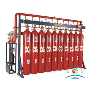 Marine CO2 Fire Suppression Systems Dry Chemical Red RAL3000