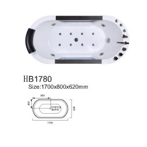 Sanitary wares, Bathtubs, Jacuzzi, Massage bathtub,WHIRLPOOL HB1780 1700X800X620