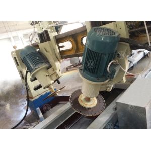 Four Blade Stone Edge Cutting Machine For Column Slab